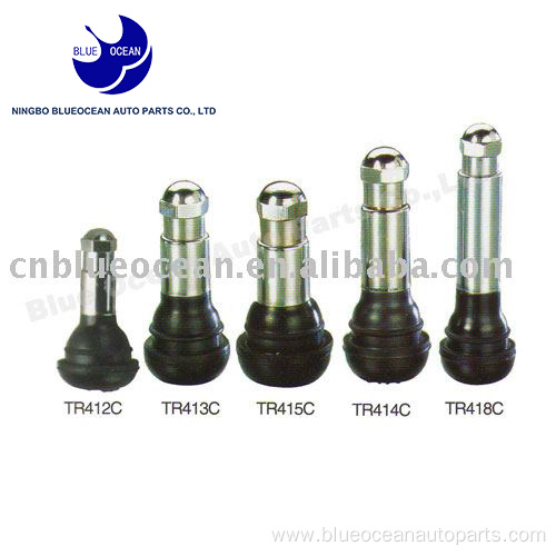 Economical custom rubber chrome sleeve tubeless tire valves